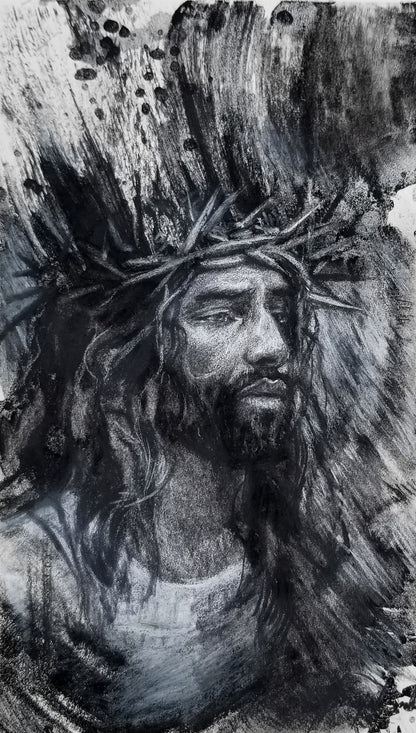 Christ Charcoal Study - 1